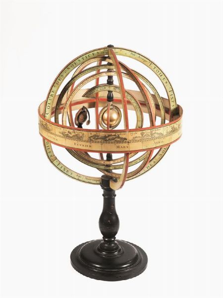 SFERA ARMILLARE, FRANCIA, 1830 CIRCA  - Asta Mobili, arredi e oggetti d'arte - Associazione Nazionale - Case d'Asta italiane