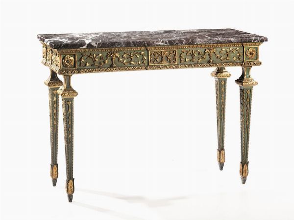 CONSOLE, FIRENZE, INIZI SECOLO XIX  - Asta Mobili, arredi e oggetti d'arte - Associazione Nazionale - Case d'Asta italiane