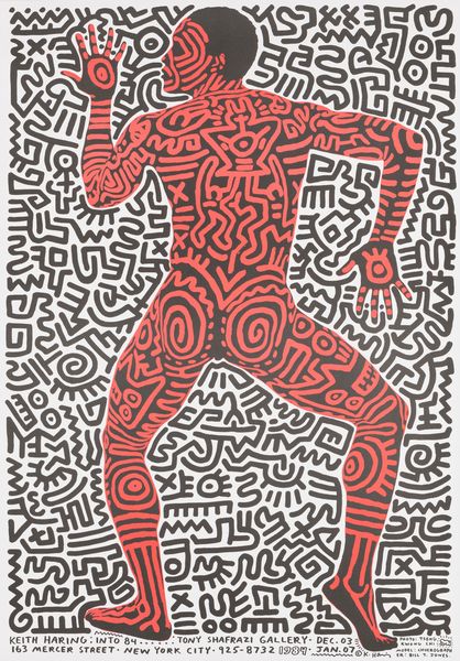 ,Keith Haring : Into 84 - Tony Shafrazi Gallery  - Asta Grafica internazionale e Multipli d'Autore - Associazione Nazionale - Case d'Asta italiane