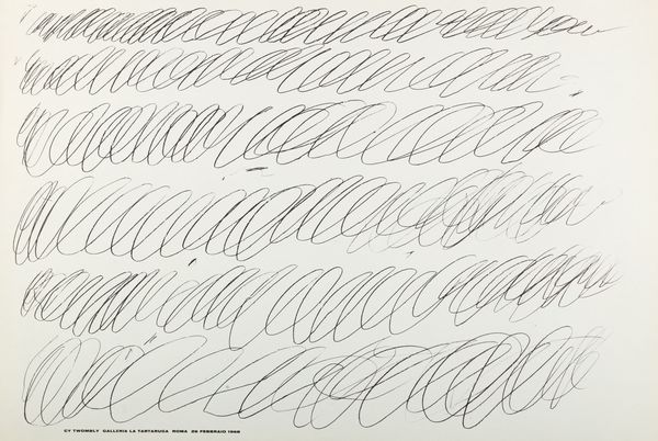 ,Cy Twombly : Galleria La Tartaruga, Roma  - Asta Arte Moderna e Contemporanea - Parte I - Associazione Nazionale - Case d'Asta italiane