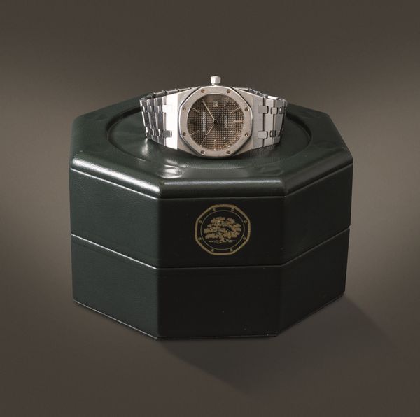 AUDEMARS PIGUET - Royal Oak 15000ST in acciaio, movimento automatico con datario, quadrante Tropical con estratto d'Archivio  - Asta Orologi da Polso e da Tasca - Associazione Nazionale - Case d'Asta italiane