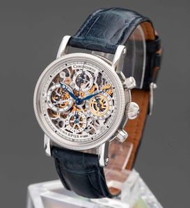 CHRONOSWISS - Opus cronografo tasti tondi in acciaio automatico scheletrato con datario con sfere Breguet.<BR>Accompagnato da scatola e garanzia  - Asta Orologi da Polso e da Tasca - Associazione Nazionale - Case d'Asta italiane