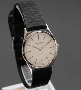 VACHERON & CONSTANTIN - Ultrapiatto in oro bianco 18k con anse triangolari carica manuale  - Asta Orologi da Polso e da Tasca - Associazione Nazionale - Case d'Asta italiane