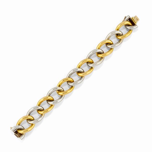 Bracciale in oro bicolore 18k  - Asta Argenti - Associazione Nazionale - Case d'Asta italiane