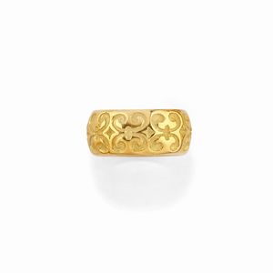 Due anelli in oro giallo 18K  - Asta Argenti - Associazione Nazionale - Case d'Asta italiane