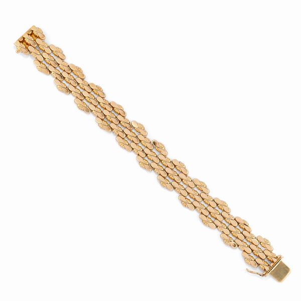 Bracciale in oro rosso 18K  - Asta Gioielli - Associazione Nazionale - Case d'Asta italiane