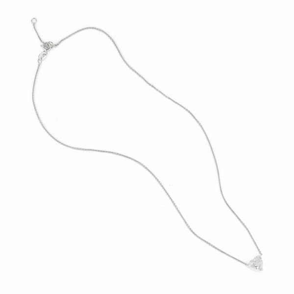 Collana in oro bianco 18k e diamante  - Asta Gioielli - Associazione Nazionale - Case d'Asta italiane