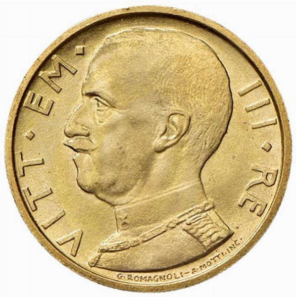 ROMA. REGNO D’ITALIA. VITTORIO EMANUELE III (1900-1943) 50 LIRE LITTORE 1931 IX  - Asta Monete di Milano, Casa Savoia, zecchini e Oselle in oro di Venezia  - Associazione Nazionale - Case d'Asta italiane