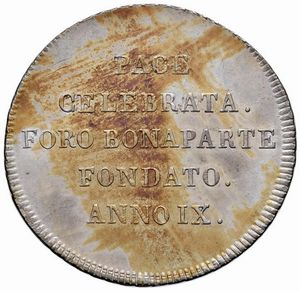 MILANO. REPUBBLICA CISALPINA (1797-1802) 30 SOLDI  - Asta Monete di Milano, Casa Savoia, zecchini e Oselle in oro di Venezia  - Associazione Nazionale - Case d'Asta italiane