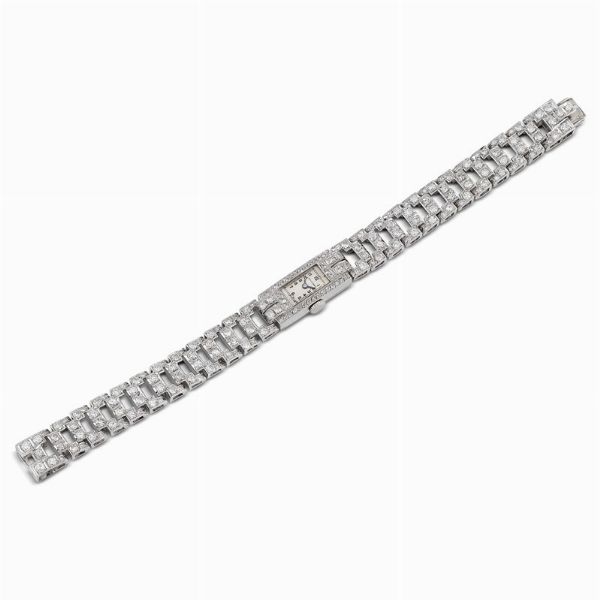 LONGINES OROLOGIO BRACCIALE CON DIAMANTI  - Asta Gioielli - Associazione Nazionale - Case d'Asta italiane