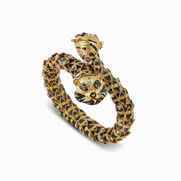 BRACCIALE ANIMALIER  - Asta Gioielli - Associazione Nazionale - Case d'Asta italiane