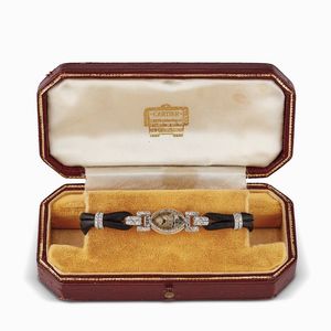 CARTIER : CARTIER OROLOGIO DA DONNA NAVETTE  - Asta Gioielli - Associazione Nazionale - Case d'Asta italiane