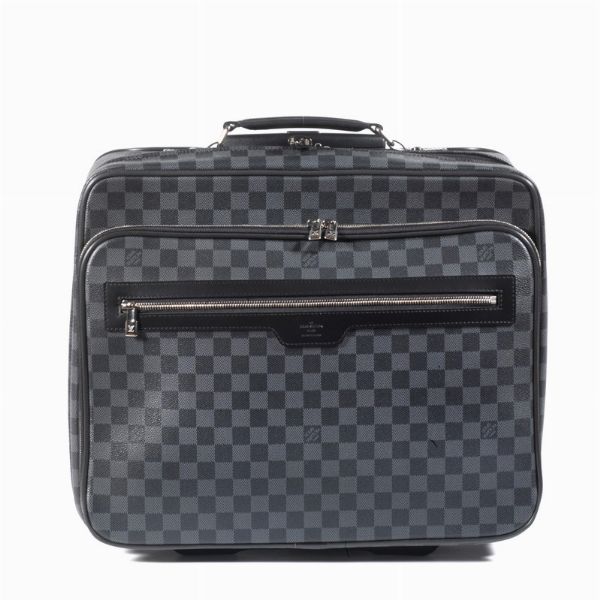 LOUIS VUITTON PILOT CASE DAMIER  - Asta Vintage: borse e accessori di Hermes, Louis Vuitton e altre grandi maison  - Associazione Nazionale - Case d'Asta italiane