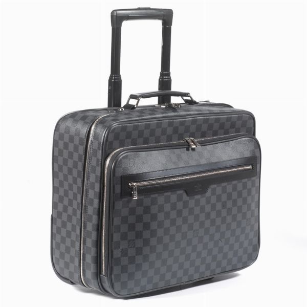 LOUIS VUITTON PILOT CASE DAMIER  - Asta Vintage: borse e accessori di Hermes, Louis Vuitton e altre grandi maison  - Associazione Nazionale - Case d'Asta italiane