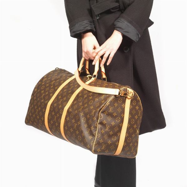 LOUIS VUITTON KEEPALL 55 BANDOULIERE  - Asta Vintage: borse e accessori di Hermes, Louis Vuitton e altre grandi maison  - Associazione Nazionale - Case d'Asta italiane