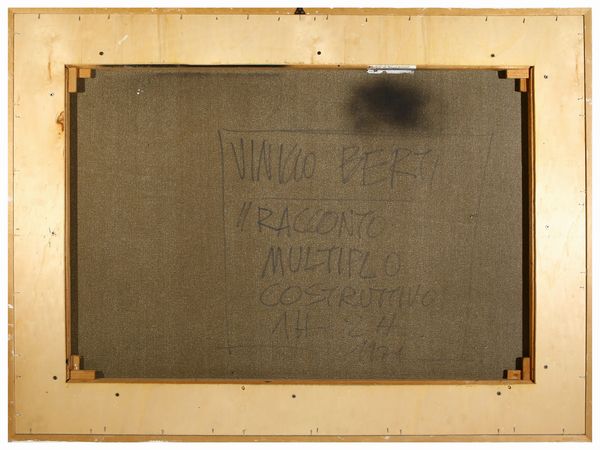 ,Vinicio Berti : Racconto multiplo costruttivo 1H-2H 1974  - Asta Arte Moderna e Contemporanea - Associazione Nazionale - Case d'Asta italiane