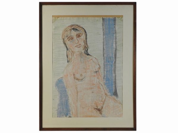 ,Pompeo Borra : Nudo femminile  - Asta Arte Moderna e Contemporanea - Associazione Nazionale - Case d'Asta italiane