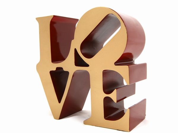 ,ROBERT INDIANA : Love Red Gold  - Asta Arte Moderna e Contemporanea - Associazione Nazionale - Case d'Asta italiane