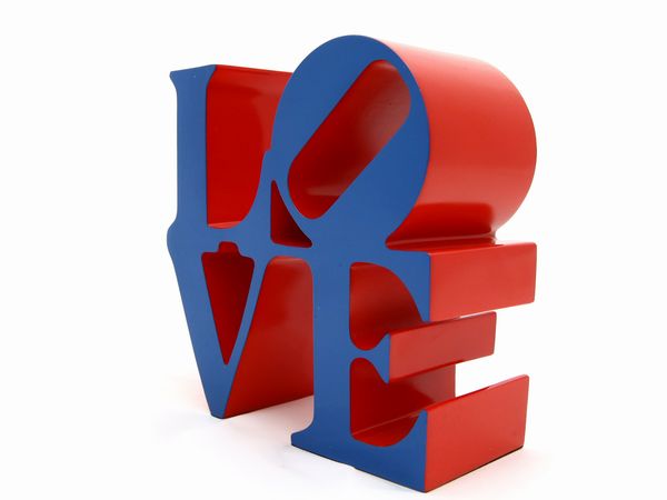 ,ROBERT INDIANA : Love Blue  - Asta Arte Moderna e Contemporanea - Associazione Nazionale - Case d'Asta italiane