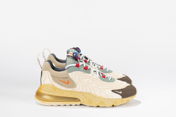 ,NIKE : Air Max 270 React ENG Travis Scott - Taglia US 10 EUR 44  - Asta Sneakerhead: la prima asta di sneakers in Italia - Associazione Nazionale - Case d'Asta italiane