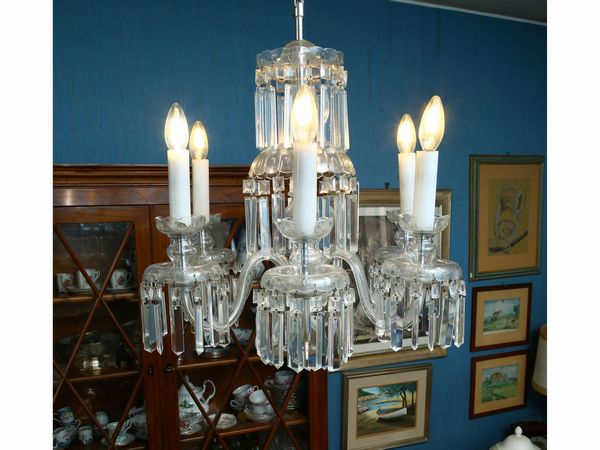 Lampadario in cristallo di Boemia  - Asta House Sale: Un'elegante casa fiorentina - Associazione Nazionale - Case d'Asta italiane