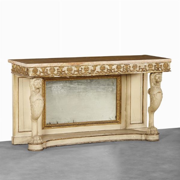 CONSOLE, TOSCANA, INIZIO SECOLO XIX  - Asta International Fine Art  - Associazione Nazionale - Case d'Asta italiane