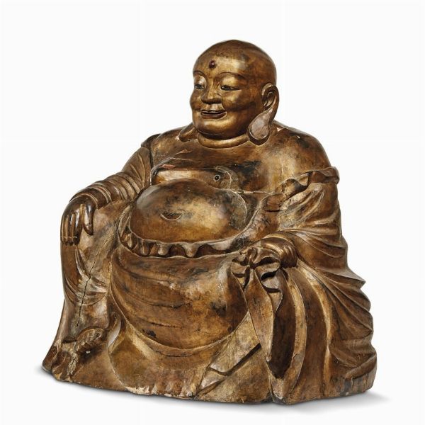 GRANDE SCULTURA, CINA, DINASTIA QING, SEC. XIX  - Asta International Fine Art  - Associazione Nazionale - Case d'Asta italiane