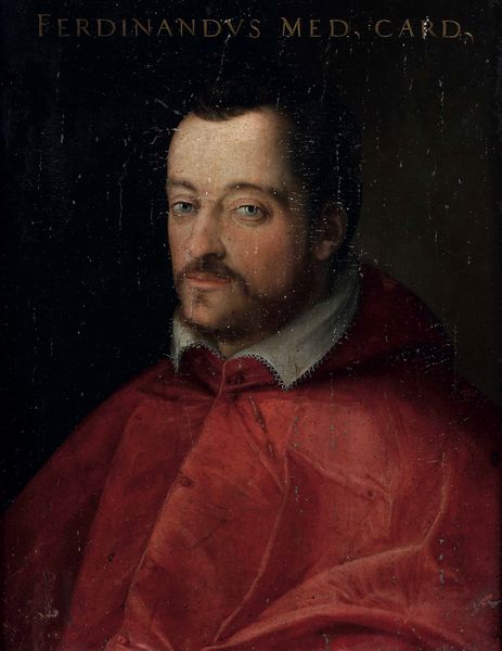 Scuola toscana del XVI secolo Ritratto del cardinale Ferdinando I de' Medici  - Asta Dipinti antichi - Associazione Nazionale - Case d'Asta italiane