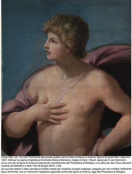 Guido Reni copia da : Figura di Bacco  - Asta Dipinti antichi - Associazione Nazionale - Case d'Asta italiane