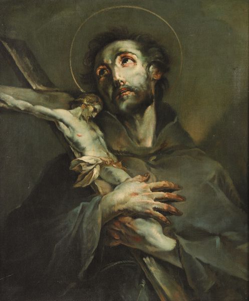 Pietro Antonio Magatti, Attribuito a : Estasi di San Francesco  - Asta Dipinti antichi - Associazione Nazionale - Case d'Asta italiane