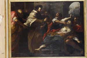 Valerio Castello : Miracolo di San Domenico  - Asta Dipinti antichi - Associazione Nazionale - Case d'Asta italiane