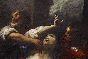 Valerio Castello : Miracolo di San Domenico  - Asta Dipinti antichi - Associazione Nazionale - Case d'Asta italiane