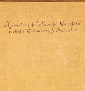 Vittore Ghislandi detto Fra Galgario, Attribuito a : Ritratto di Hieronymus Colloredo-Mansfeld, governatore di Milano  - Asta Dipinti antichi - Associazione Nazionale - Case d'Asta italiane