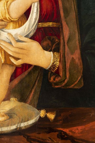 ,Benedetto Montagna : Madonna con Bambino su sfondo di paesaggio  - Asta Disegni Antichi - Associazione Nazionale - Case d'Asta italiane