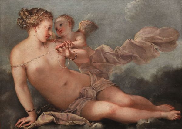 ,Pietro Liberi : Venere e Amore  - Asta Disegni Antichi - Associazione Nazionale - Case d'Asta italiane