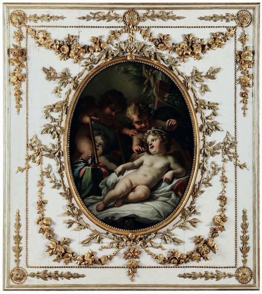 ,Giuseppe Bonito : Scene allegoriche con putti  - Asta Disegni Antichi - Associazione Nazionale - Case d'Asta italiane