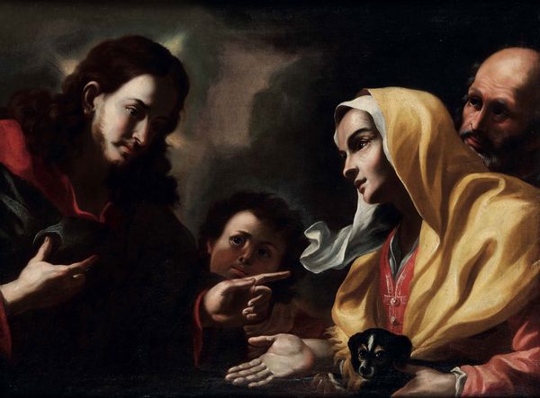 Mattia Preti, copia da : Cristo guarisce la figlia della Cananea  - Asta Old Masters Paintings - Associazione Nazionale - Case d'Asta italiane