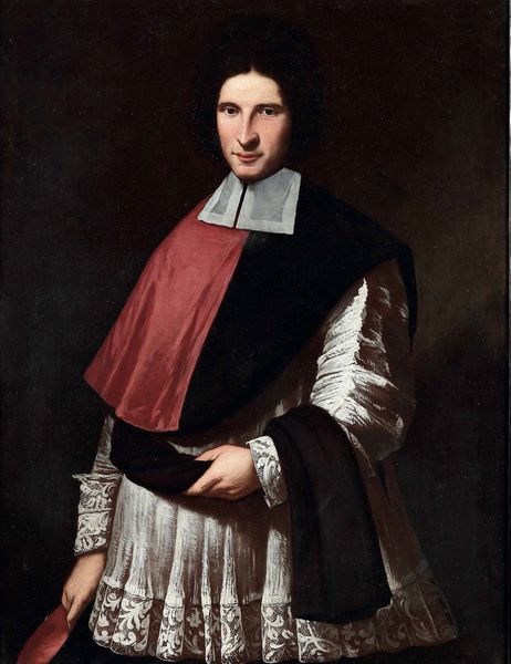 Scuola lombarda del XVIII secolo Ritratto di prelato  - Asta Old Masters Paintings - Associazione Nazionale - Case d'Asta italiane