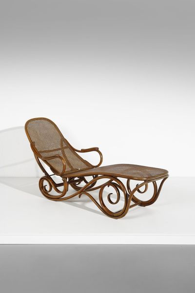 THONET, VIENNA : Chaise longue 9702  - Asta Asta 364 | DESIGN E ARTI DECORATIVE DEL NOVECENTO - DESIGN (Online) Online - Associazione Nazionale - Case d'Asta italiane