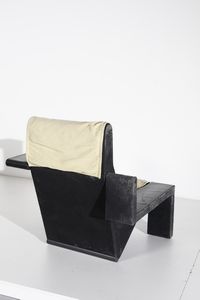 RIETVELD GERRIT THOMAS (1888 - 1964) : nello stile di. Quattro poltrone  - Asta Asta 364 | DESIGN E ARTI DECORATIVE DEL NOVECENTO - DESIGN (Online) Online - Associazione Nazionale - Case d'Asta italiane