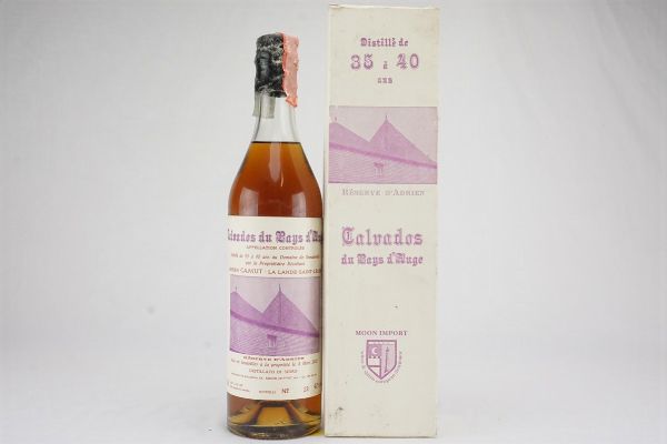 Calvados du Pays d’Auge Adrien Camut Domaine de Semainville  - Asta Summer Spirits | Rhum, Whisky e Distillati da Collezione - Associazione Nazionale - Case d'Asta italiane