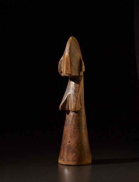 Mossi - Burkina Faso : Bambola di fertilit.Legno duro a patina chiara.Segni d'uso.  - Asta Asta 365 | ARTE AFRICANA, OCEANICA E DELLE AMERICHE - ARTE AFRICANA Tradizionale - Associazione Nazionale - Case d'Asta italiane