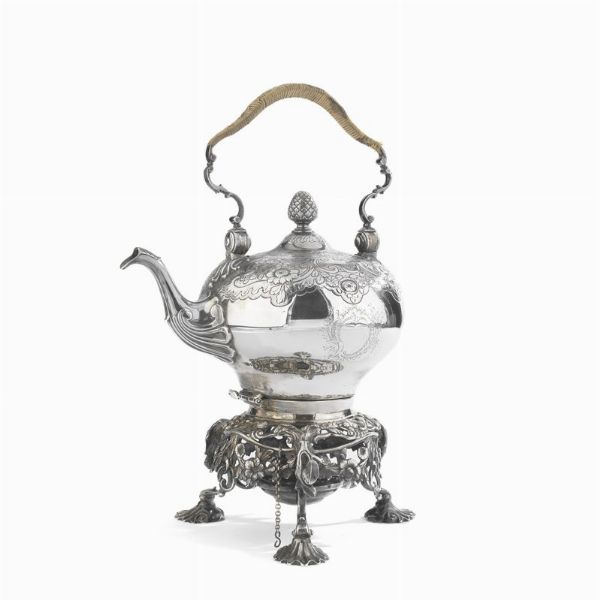 SAMOVAR, LONDRA, 1747, ARGENTIERE ELIZABETH GODFREY  - Asta Argenti italiani ed europei - Associazione Nazionale - Case d'Asta italiane