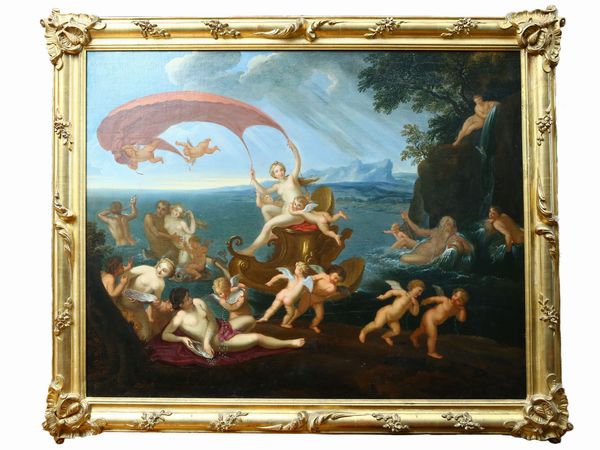 ,Da Francesco Albani, XVIII/XIX secolo : Trionfo di Flora, Berecinzia, Cerere e Bacco / Trionfo di Galatea  - Asta House Sale: La casa fiorentina di un collezionista - Associazione Nazionale - Case d'Asta italiane