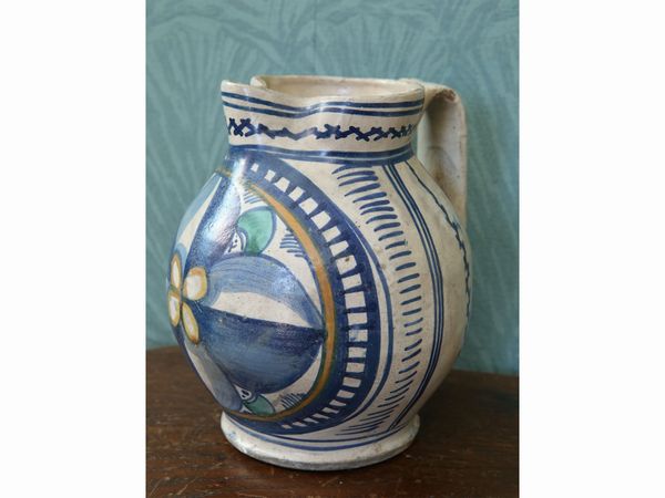 Boccale in maiolica, faenza XV secolo  - Asta House Sale: La casa fiorentina di un collezionista - Associazione Nazionale - Case d'Asta italiane