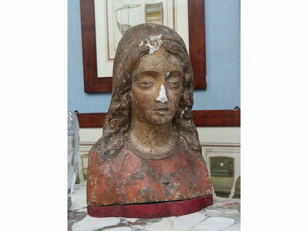 Busto della Vergine  - Asta House Sale: La casa fiorentina di un collezionista - Associazione Nazionale - Case d'Asta italiane