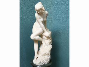 ,Galileo Pochini (XIX secolo) - Venere al bagno