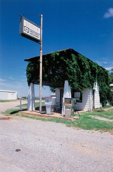 ,Franco Fontana : Route 66, Hydro, Oklahoma  - Asta Fotografia: Under 1K - Associazione Nazionale - Case d'Asta italiane