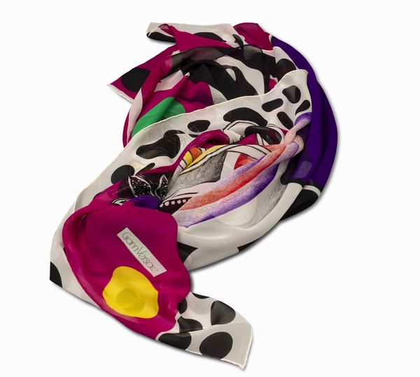 Gianni Versace : Foulard huge vintage  - Asta POP Culture and Comics - Associazione Nazionale - Case d'Asta italiane