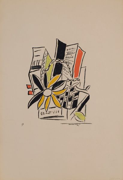 ,FERNAND LEGER : senza titolo  - Asta Arte Moderna e Contemporanea - Associazione Nazionale - Case d'Asta italiane